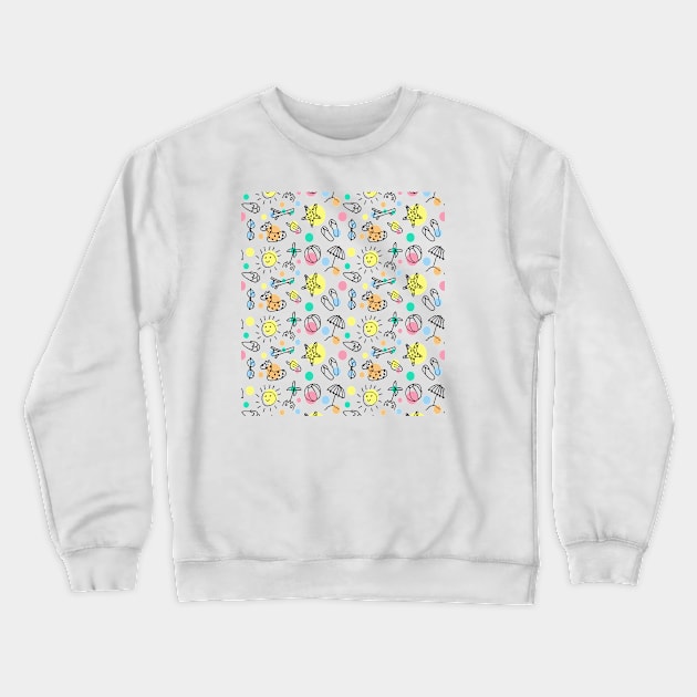 doodle Crewneck Sweatshirt by inazuma